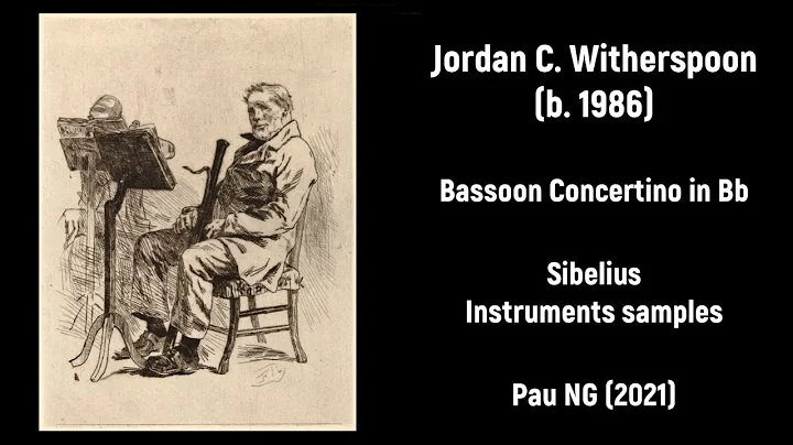 [Sheet music] Jordan C. Witherspoon (b. 1986) - Ba...