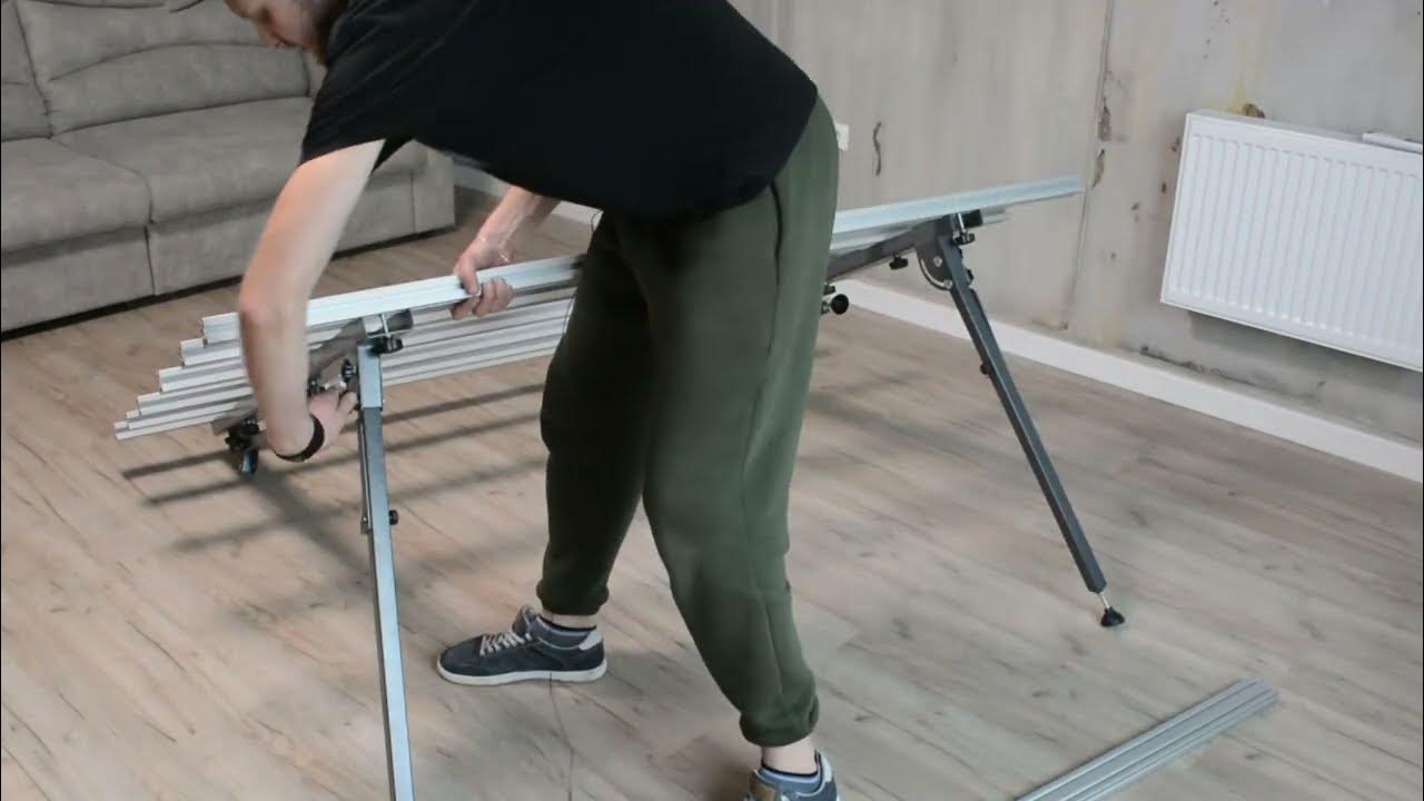 Стол для обработки крупноформатной плитки - YouTube