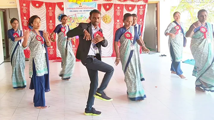 #childrens  day dance performance by SBM school teacher's Choreography by prakash kadechur sir. - DayDayNews