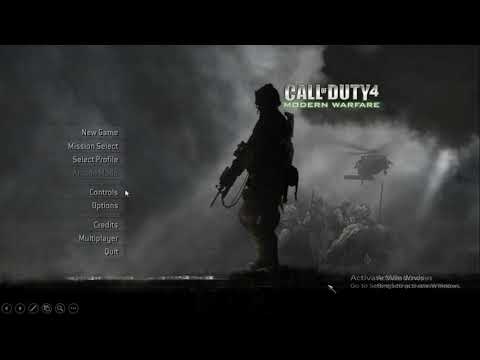 How to Play Single Player of COD4-Modern Warfare very easy step