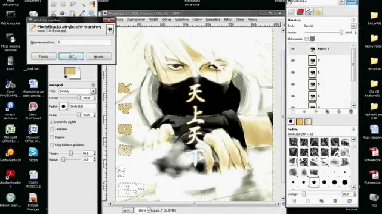 Jak zrobic Avatar w GiMP YouTube