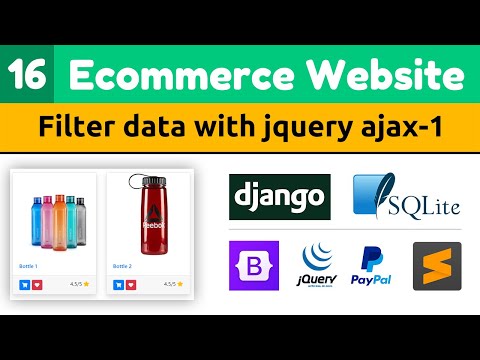 Filter data with jquery ajax in ecommerce | Django eCommerce Website | Django Tutorials