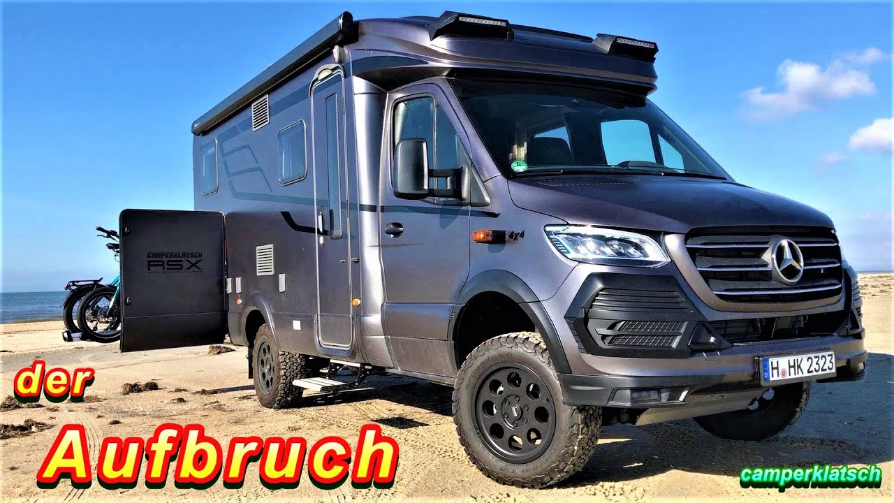 Vollzeit-Camper 🔥 unser neues Leben beginnt ❤️ Testfahrt auf Römö Wohnmobil Roomtour Hymer ML-T 4x4