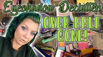 Massive Eyeshadow Palette Declutter | Over 200 Palettes Gone