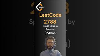 Celebrity LeetCode#2788 Split Strings by Separator - Python Wealth