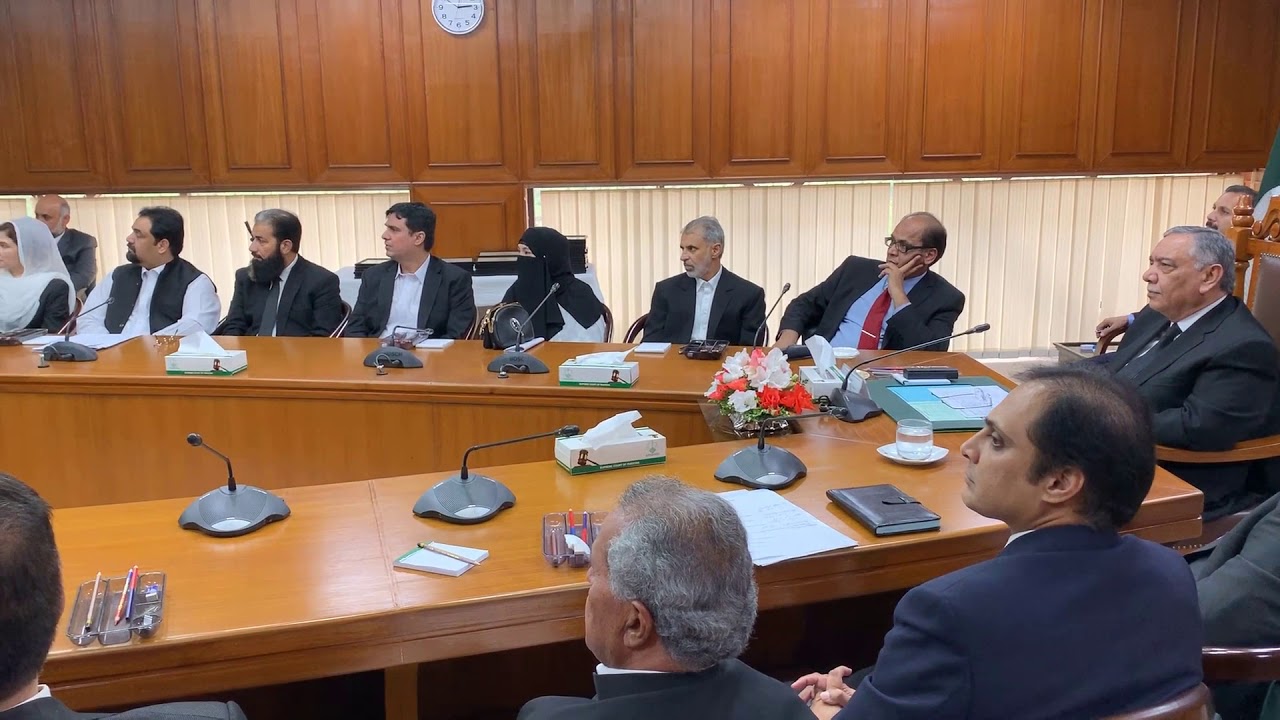 Asim Hafeez Civil Judge while briefing the Honourable Chief Justice of ...