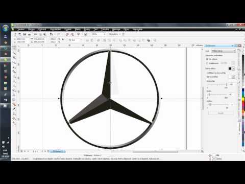 Cvičení pro Corel Draw – logo Mercedes-Benz