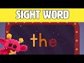 The  lets learn the sight word the with hubble the alien  nimalz kidz songs and fun