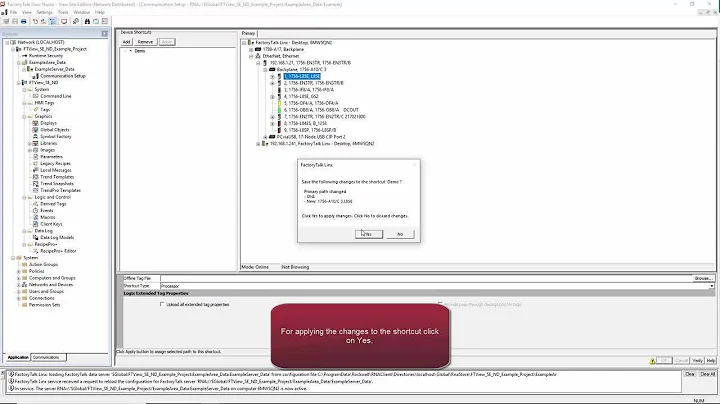 Create your first controller reference using FactoryTalk View Studio