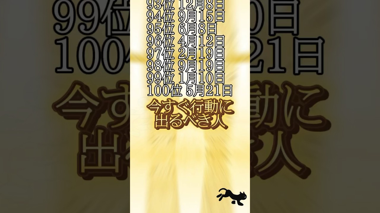 今すぐ行動に出るべき人 #shorts #金運 #金運アップ #金運占い #占い #誕生日占い