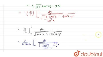 If f(x)=int_(0)^(pi)(t sin t dt)/(sqrt(1+tan^(2)xsin^(2)t)) for 0lt xlt (pi)/2 then  | CLASS 12 ...