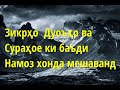 Зикрҳоٍٍ  Дуоъҳо ва Сураҳое ки баъди Намоз хонда мешаванд Абу Суҳайб