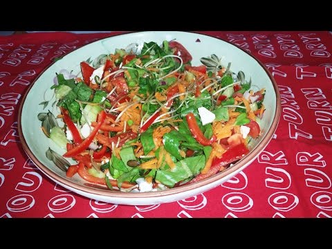 Видео рецепт Израильский салат