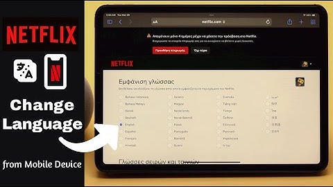 Change Language on Netflix on Mobile 2022! (How To)