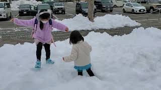 ちょっと雪遊び後編