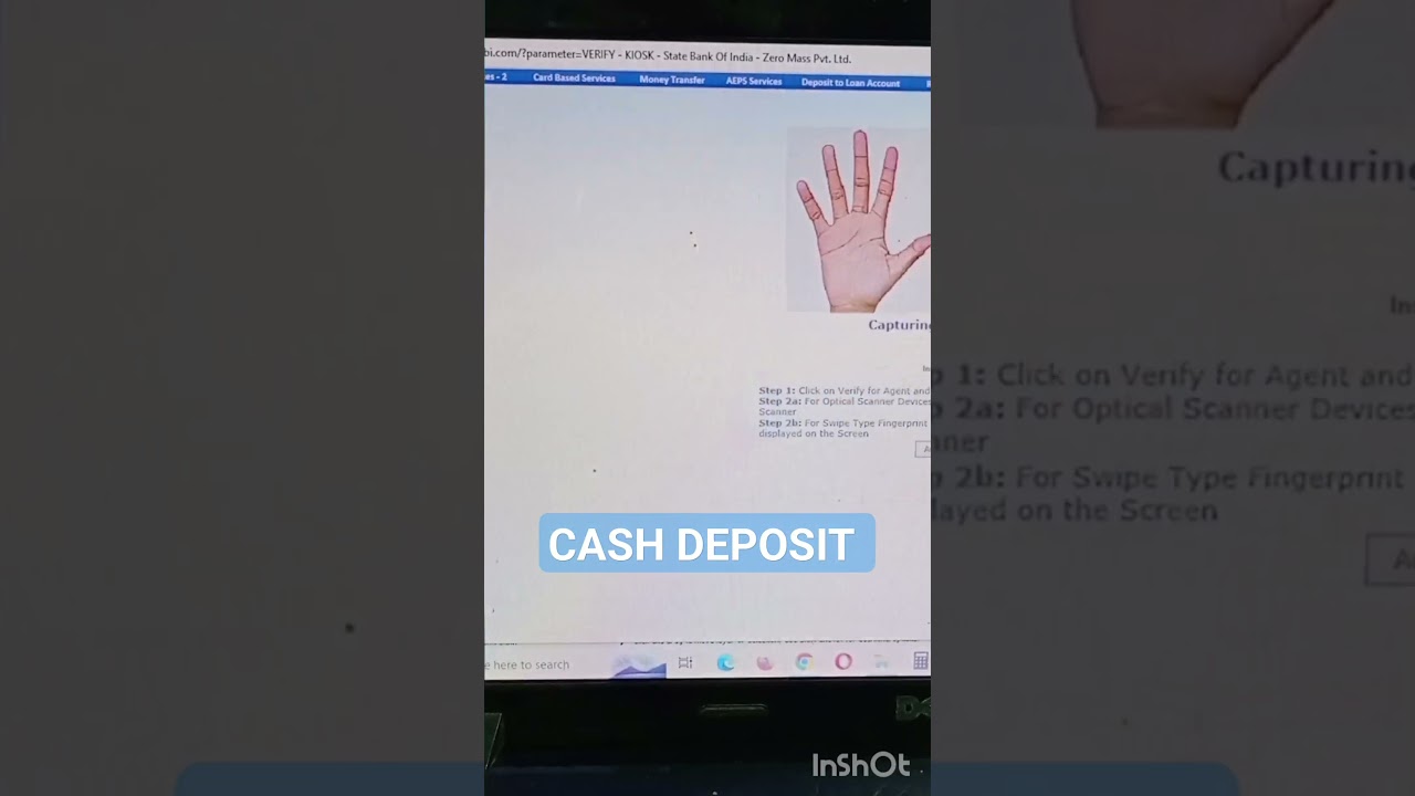 CASH DEPOSIT IN SBI MINI BRANCH 👍🏼👍🏼💵 