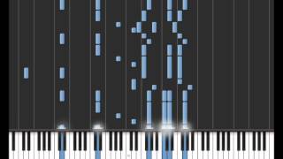 Video thumbnail of "Kalafina - Magia piano (synthesia)"