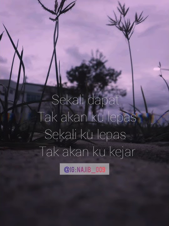 Story wa Galau 30detik  sekali ku lepas tak akan ku kejar