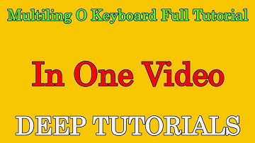 Multiling O Keyboard Full Tutorial In Hindi/Urdu Step by Step Full Information | Deep Shakir