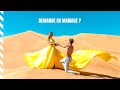 Une demande en mariage dans le desert