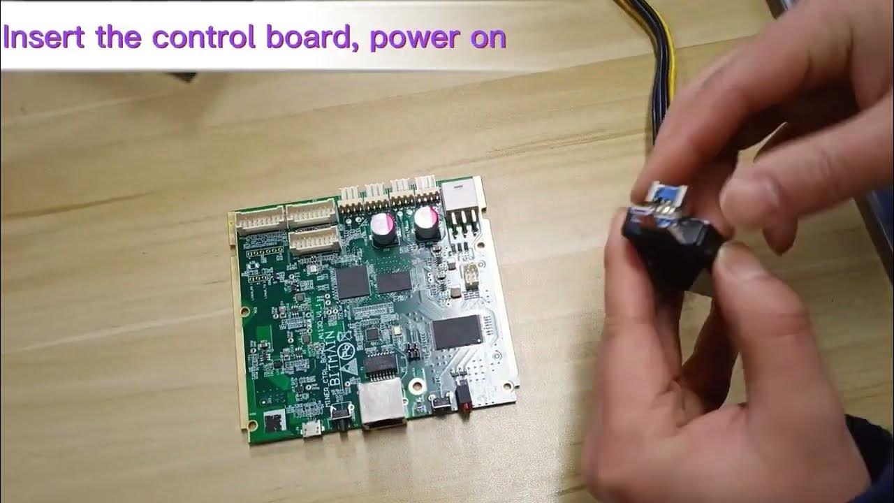 How to flash S19XP firmware on A113D control board SD card flashing firmware method YouTube