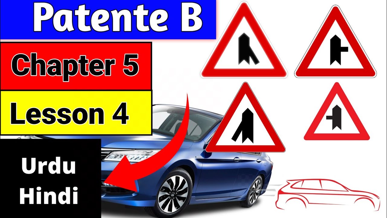 Patente B in URDU | chapter 5 | lesson 4 | segnale di precedenza |Urdu patente | Learn with zunair
