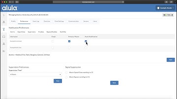 AlulaConnect Connect+ Tutorial 2: Notification Preferences