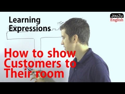 How to Show Customers to Their Room | English for Hotel Staff｜Learning Expressions