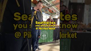 The Wooden Toy Maker of Pike Place Market in Seattle Washington