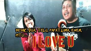 Arjuna vs Madona(Accoustic Cover) duet bareng istri #dirumahaja