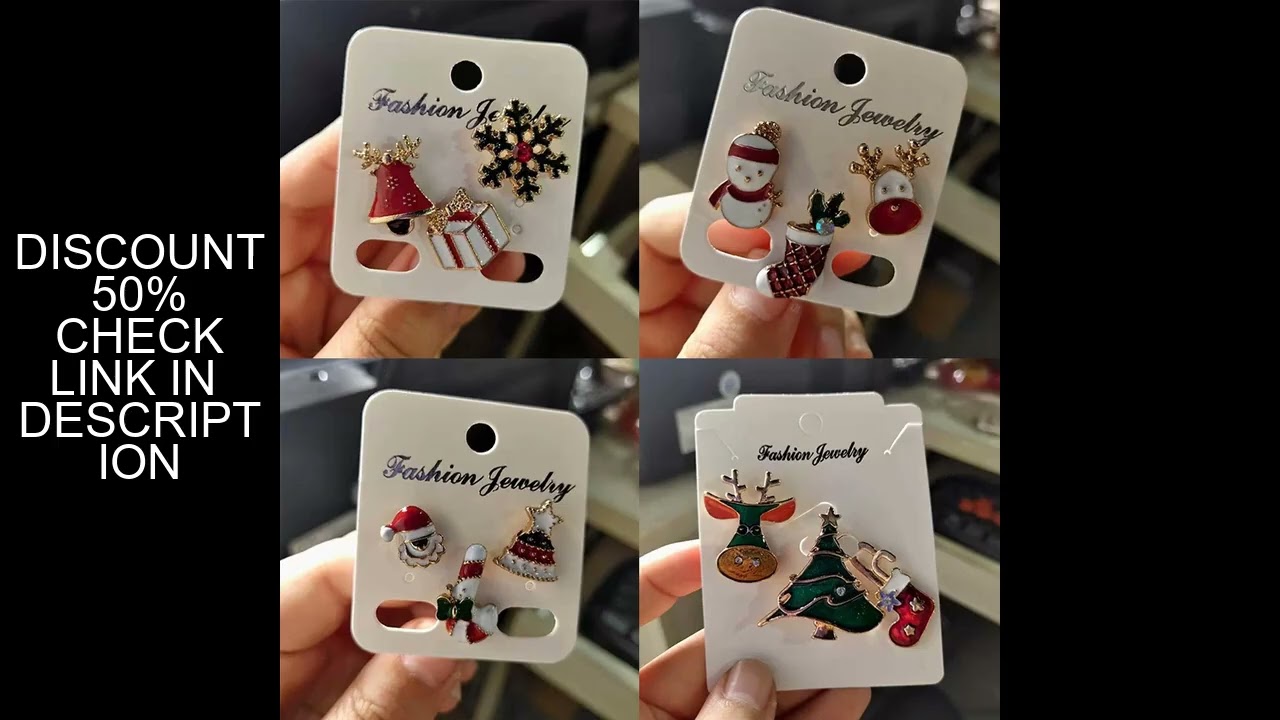 3pcs/set Merry Christmas Custom Brooches Christmas Socks Christmas Tree Elk Enamel Badge Brooch Wome