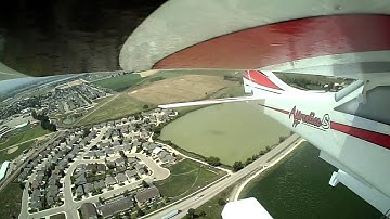 E-Flite Apprentice Float plane rear view