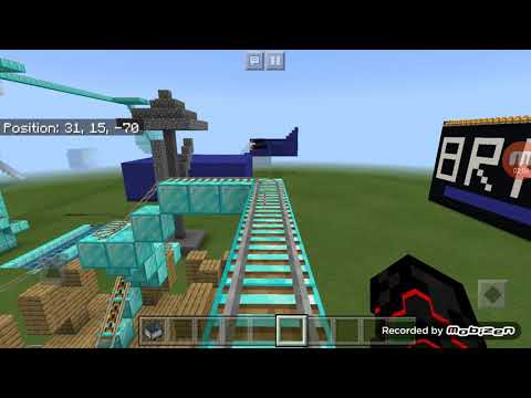 MEINE SELBST GEBAUTE ACHTERBAHN IN MINECRAFT