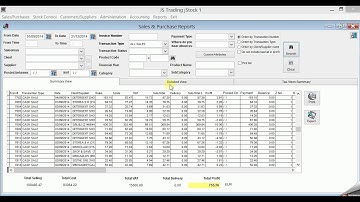 jStock POS   Basic Reporting Features