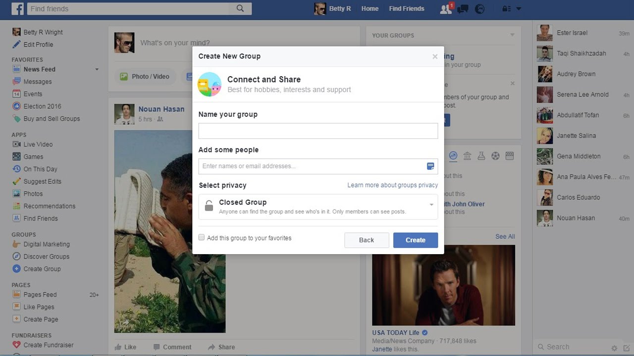 How To Create A FB Group How To Add FB Group Members And How To