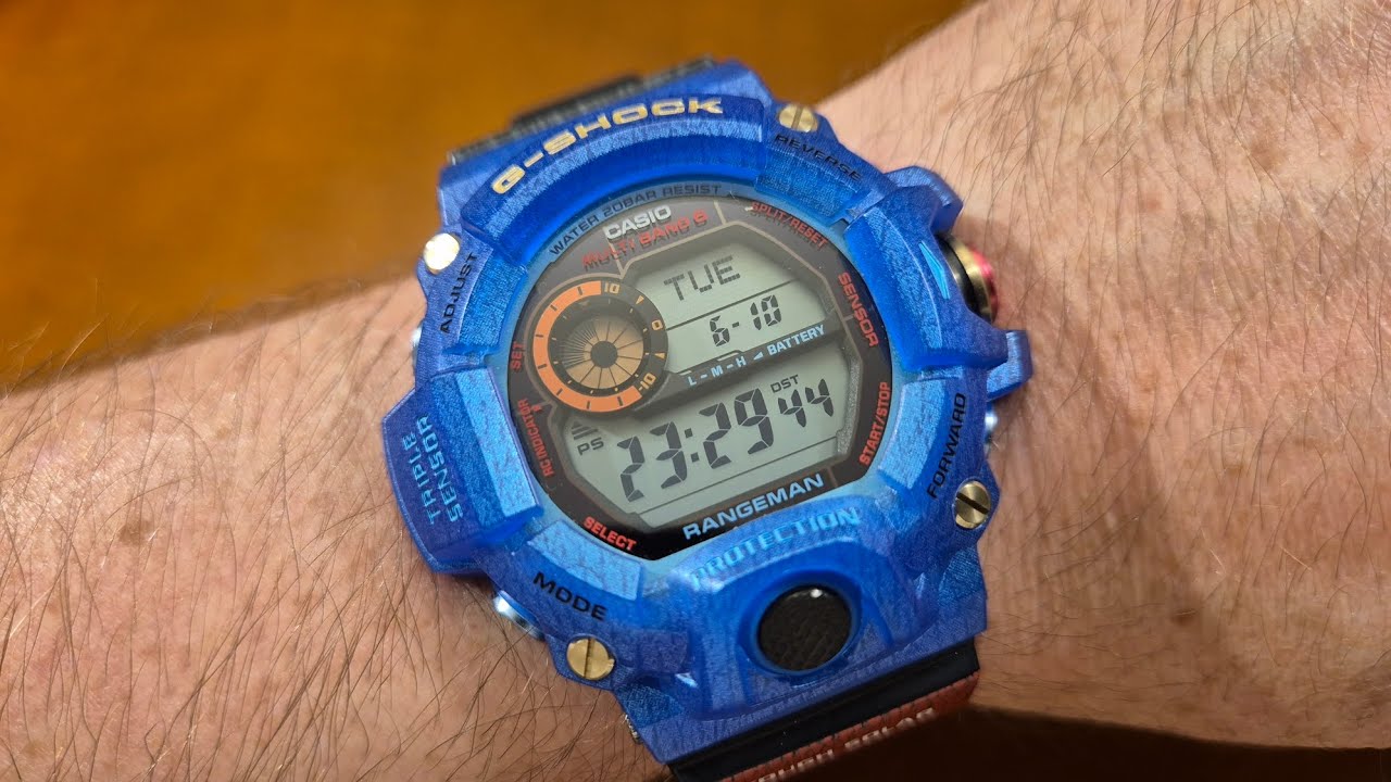 Casio G-Shock GW-9406KJ-2JR RANGEMAN - unboxing, review