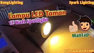 REVIEW LAMPU TEMBAK LED 20W MIXENOCH IP66 MURAH BERKUALITAS