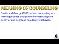 Meaning of Counseling by Dustin and George