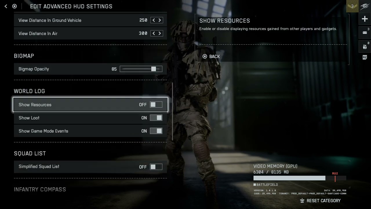 Battlefield 6 How to Change Bigmap Opacity