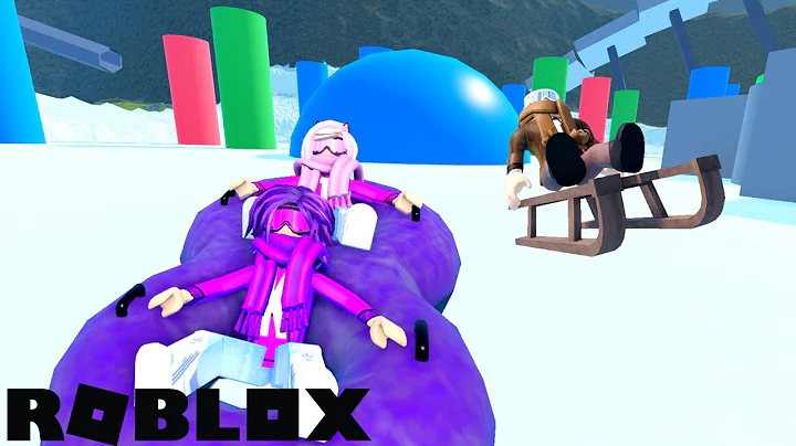 Winter Mountain SLIDES at Snow Resort on Roblox!