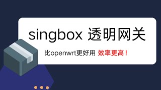 singbox搭配dae实现软网关透明代理比openwrt还好用效率更高