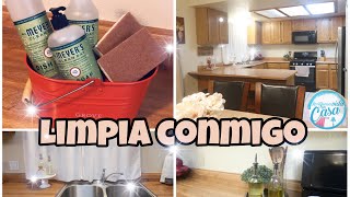 LIMPIA CONMIGO// LIMPIEZA DE MI COCINA ANTES DE DORMIR// LIMPIEZA RÁPIDA