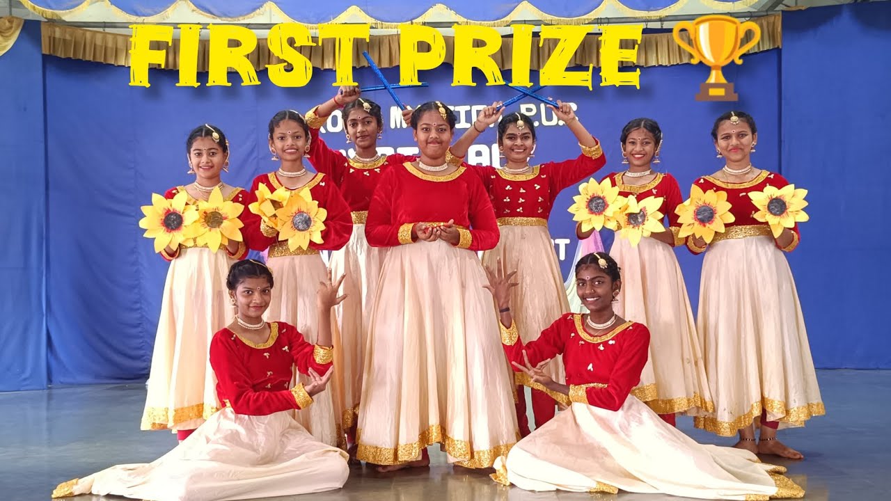 First Prize Winning Dance Performance by Girls||Inter school dance ...