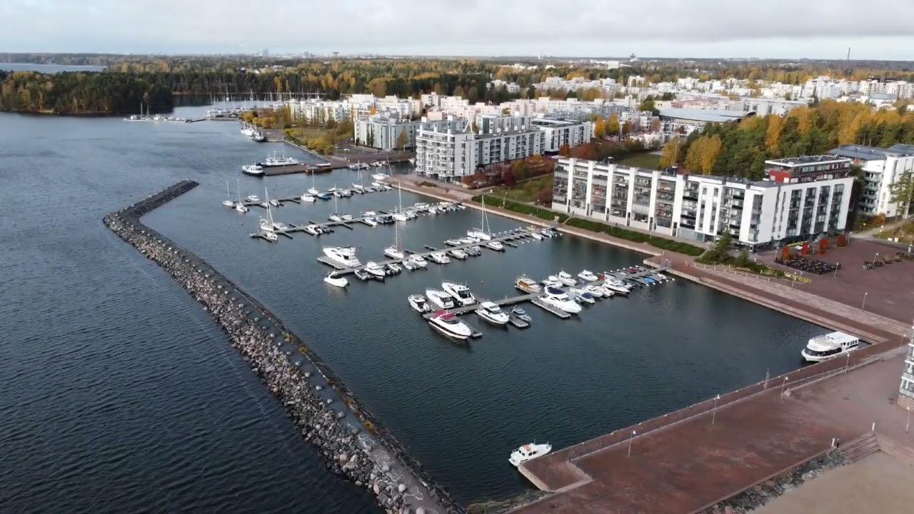 Aurinkolahden uimaranta (Drone ilmakuvaa)