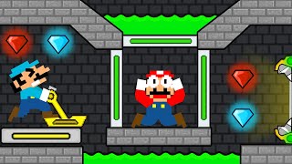 Mario Hot & Mario Ice Escape Watergirl And Fireboy Part 27