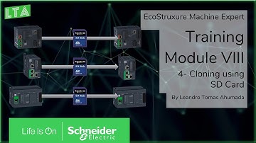 EcoStruxure Machine Expert Training - M8.4 Cloning application using SD Card