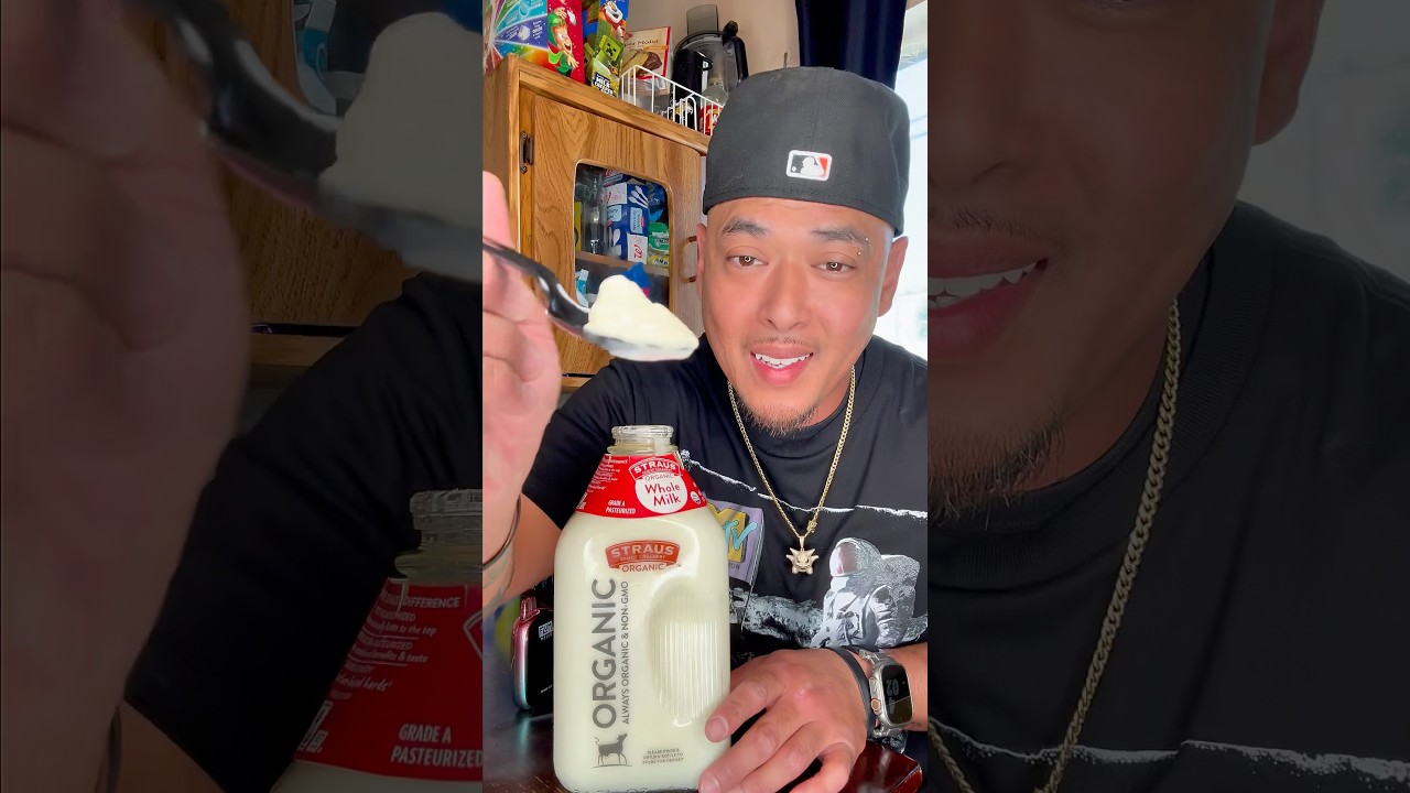 I TRIED THE WORLD BEST MILK….WITH MILK CREAM TOPPING! 😱 