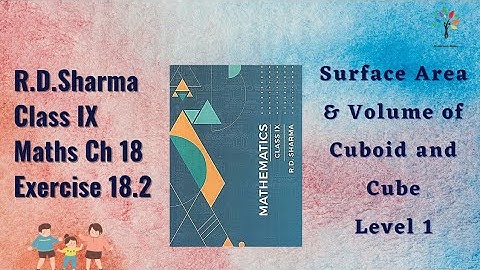Class 9 Maths R D Sharma Ch -18 Surface area and Volume of Cube and Cuboid Exercise 18.2 Level 1