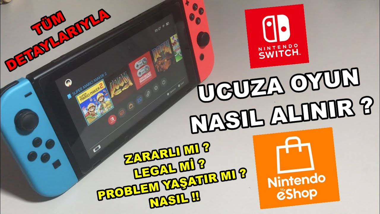 Nintendo Switch Üzerinden Ucuza Oyun Nasıl Alınır - Tüm Detaylar (E-Shop  Bölge Değiştirme) - YouTube