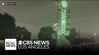 Carnival Ride Malfunctions At Los Angeles High School, Trapping People Inside